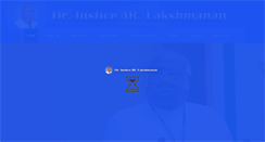 Desktop Screenshot of drjusticearlakshmanan.com